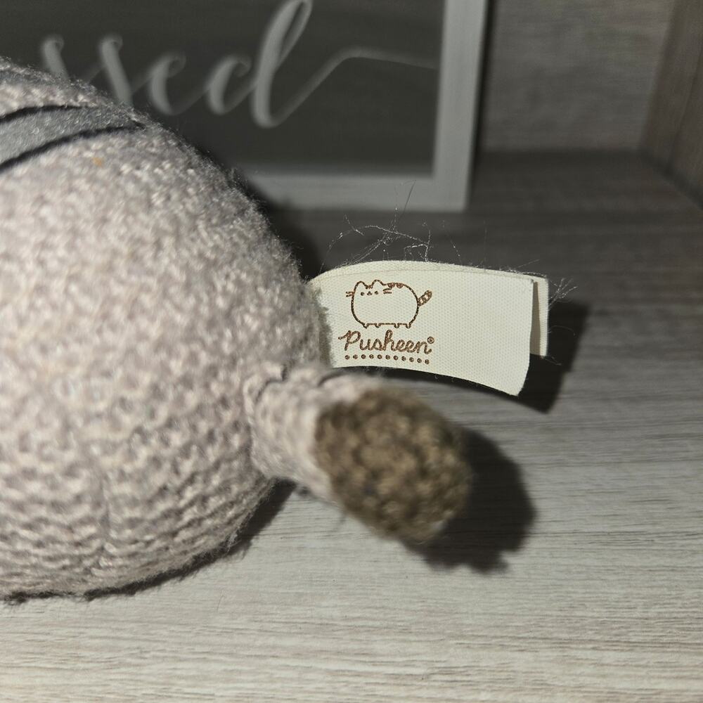Official Pusheen the Cat Kawaii Soft Crochet Knit Style Plushie - Picture 8 of 10